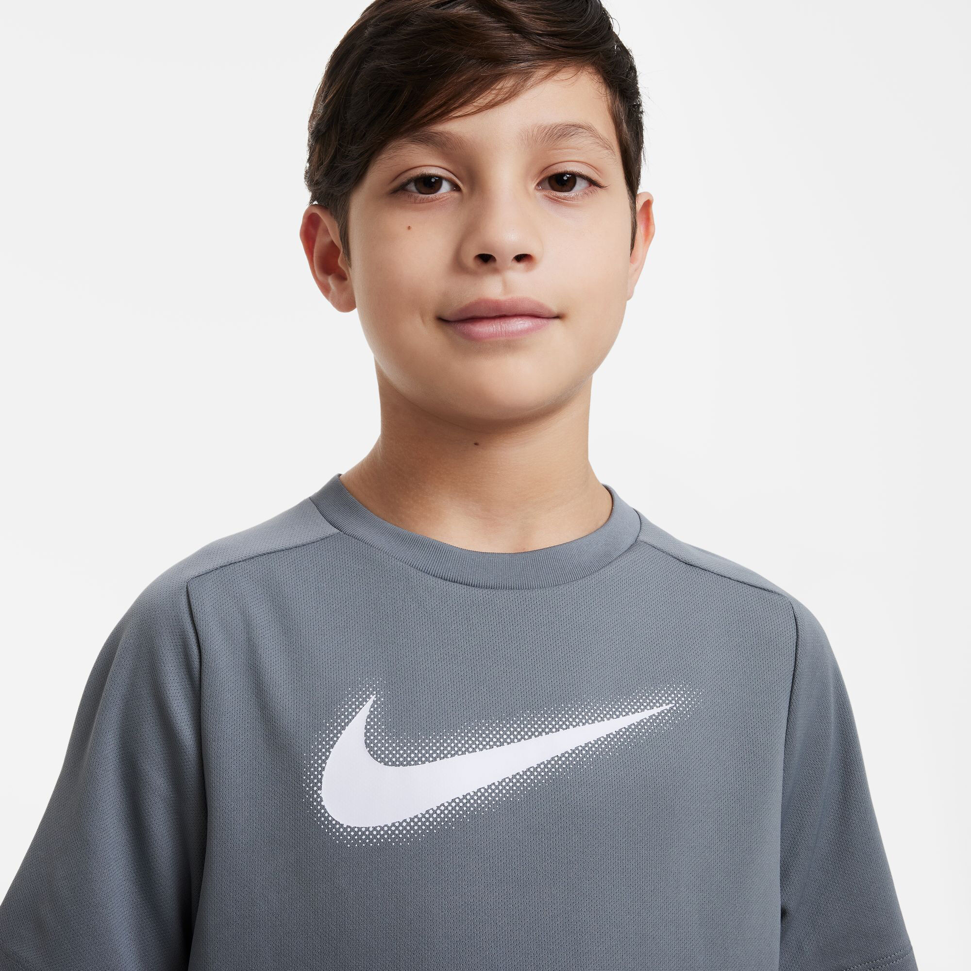 Magliette nike sales bambino grigio