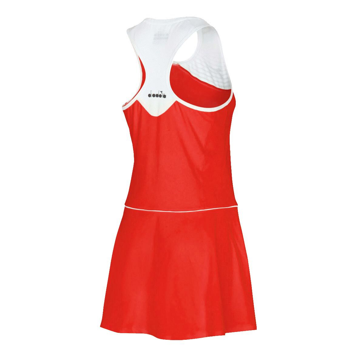 Court Abito Donna Rosso Bianco