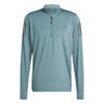 Own The Run Half-Zip Camicia Da Corsa Uomini-Verde Scuro