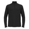Essential 1/2 Zip Camicia da corsa Uomini-nero