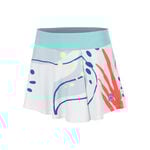 Abbigliamento da tennis BIDI BADU BIDI BADU Hey Laguna Wavy Gonna Ragazze-bianco, multicolore