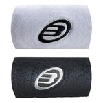 Abbigliamento Bullpadel Bullpadel Polsino anti sudore Uomini-bianco,nero
