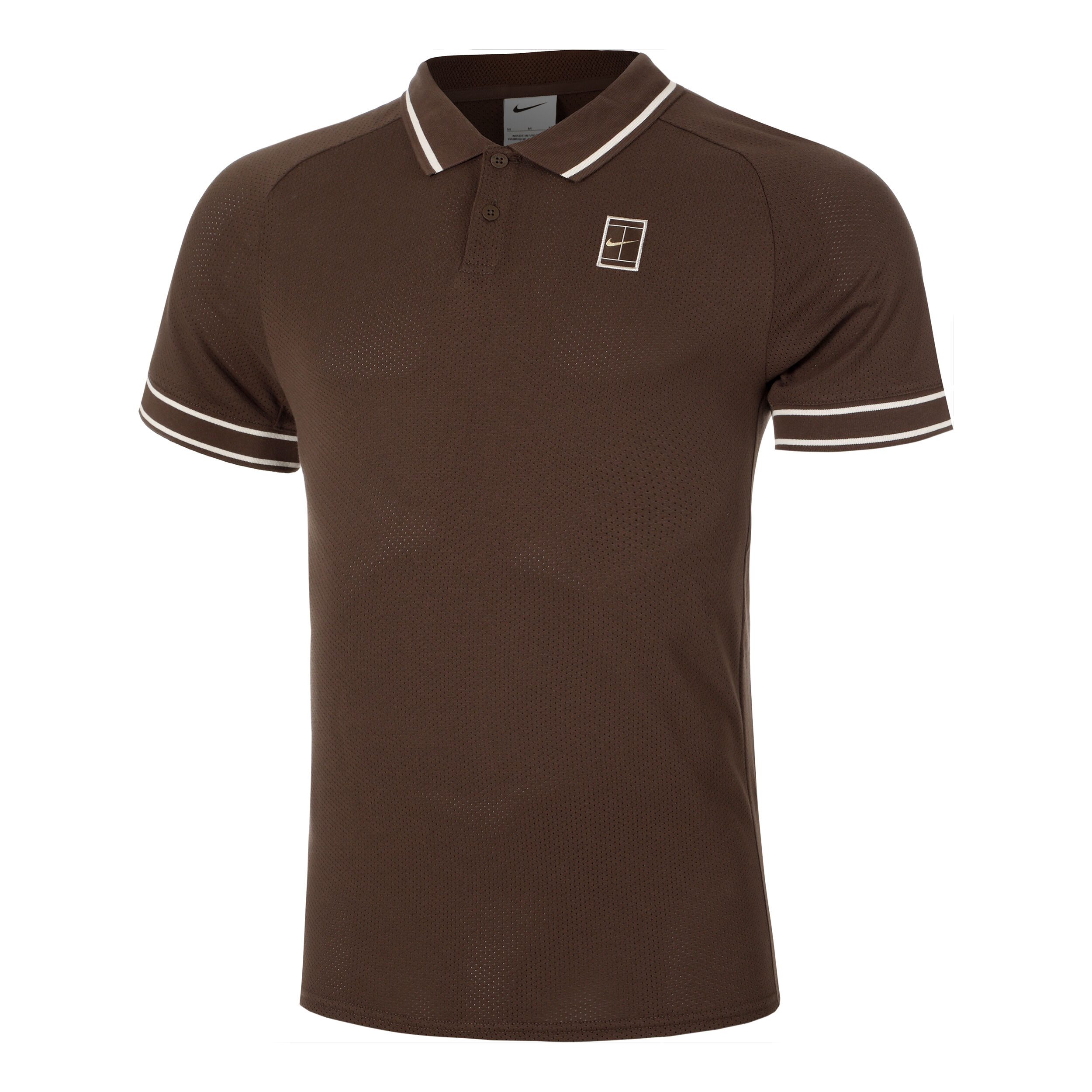 Buy Nike Court Heritage Polo Uomini Marrone online Tennis Point IT