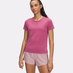 Abbigliamento Under Armour Under Armour Launch Camicia Da Corsa Donna-Rosa