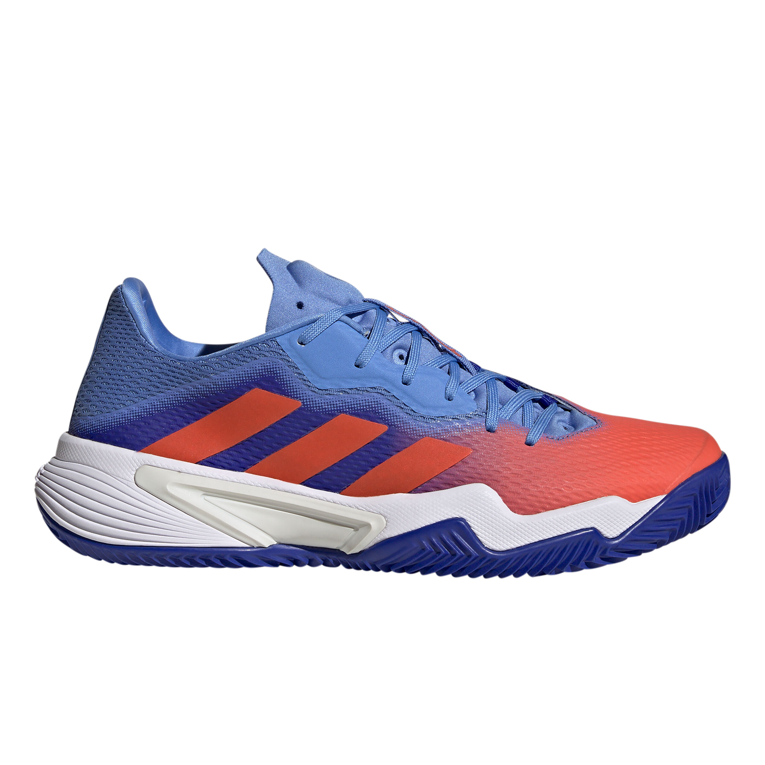 Buy adidas Barricade Scarpa Per Terra Rossa Uomini Blu Arancione