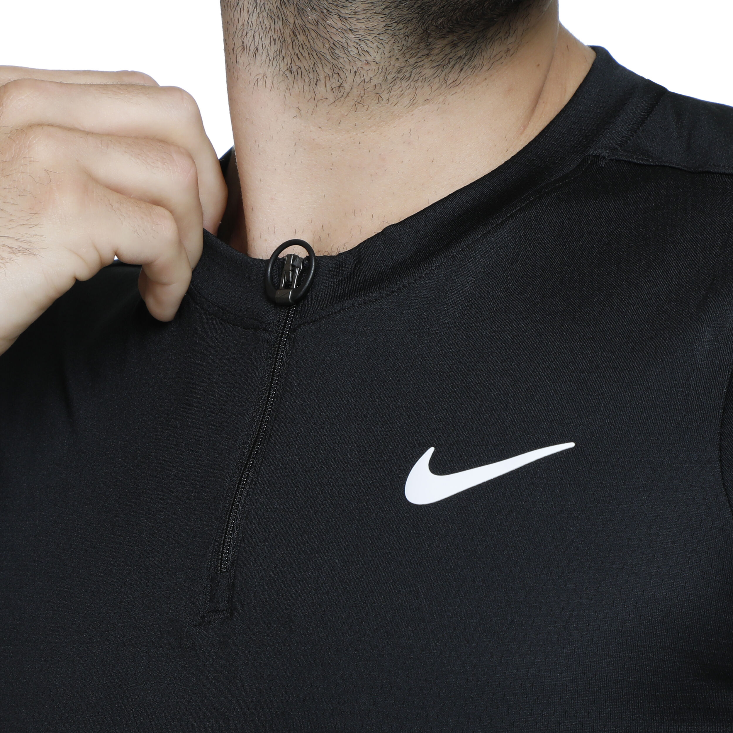 Nike best sale zip polo