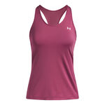 Abbigliamento Under Armour Under Armour Tech Mesh Racer Canottiera Donna-Rosso