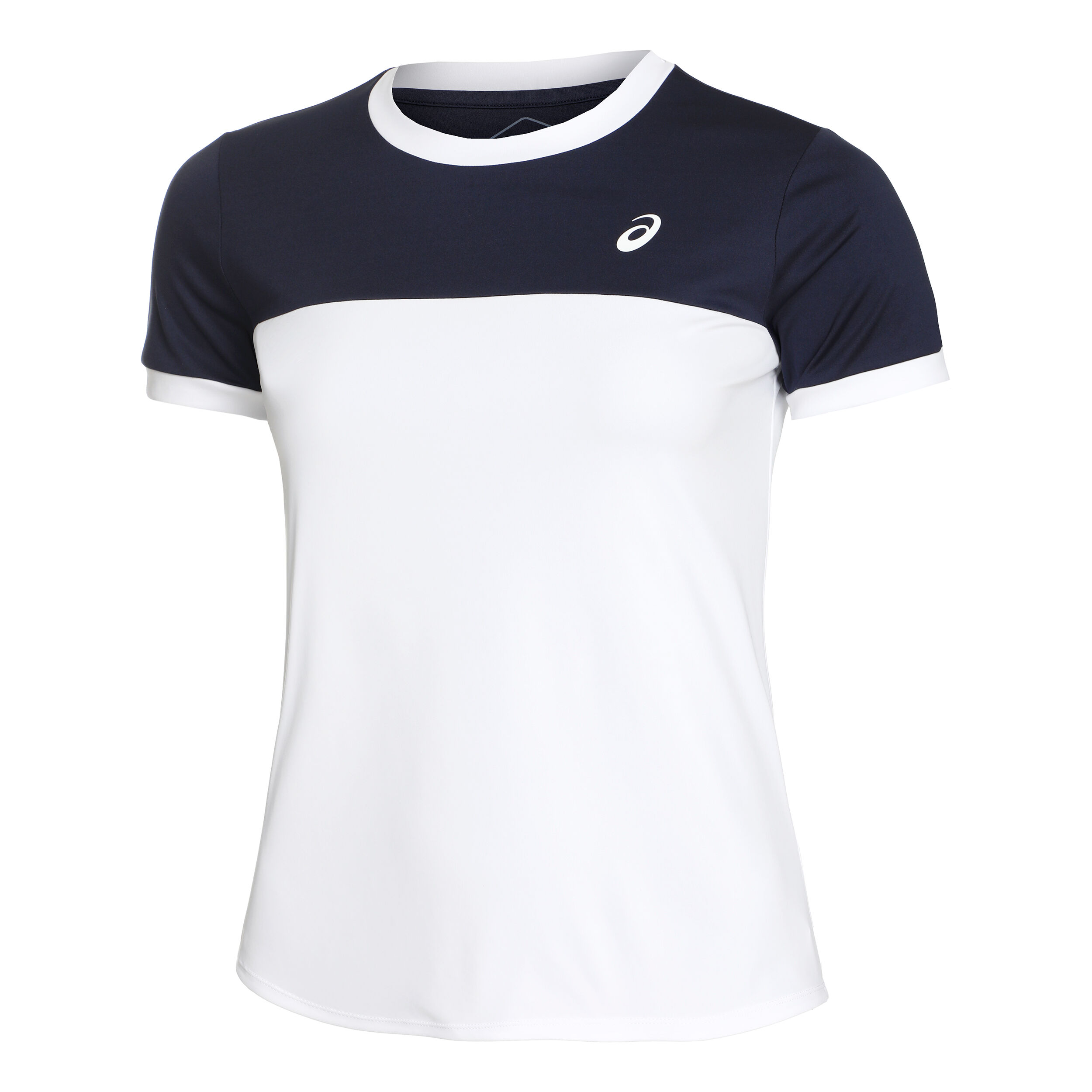 Buy ASICS Court Maglietta Donna Bianco Blu Scuro online Tennis