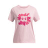 Ua Bubble Wordmark Ss-Wht