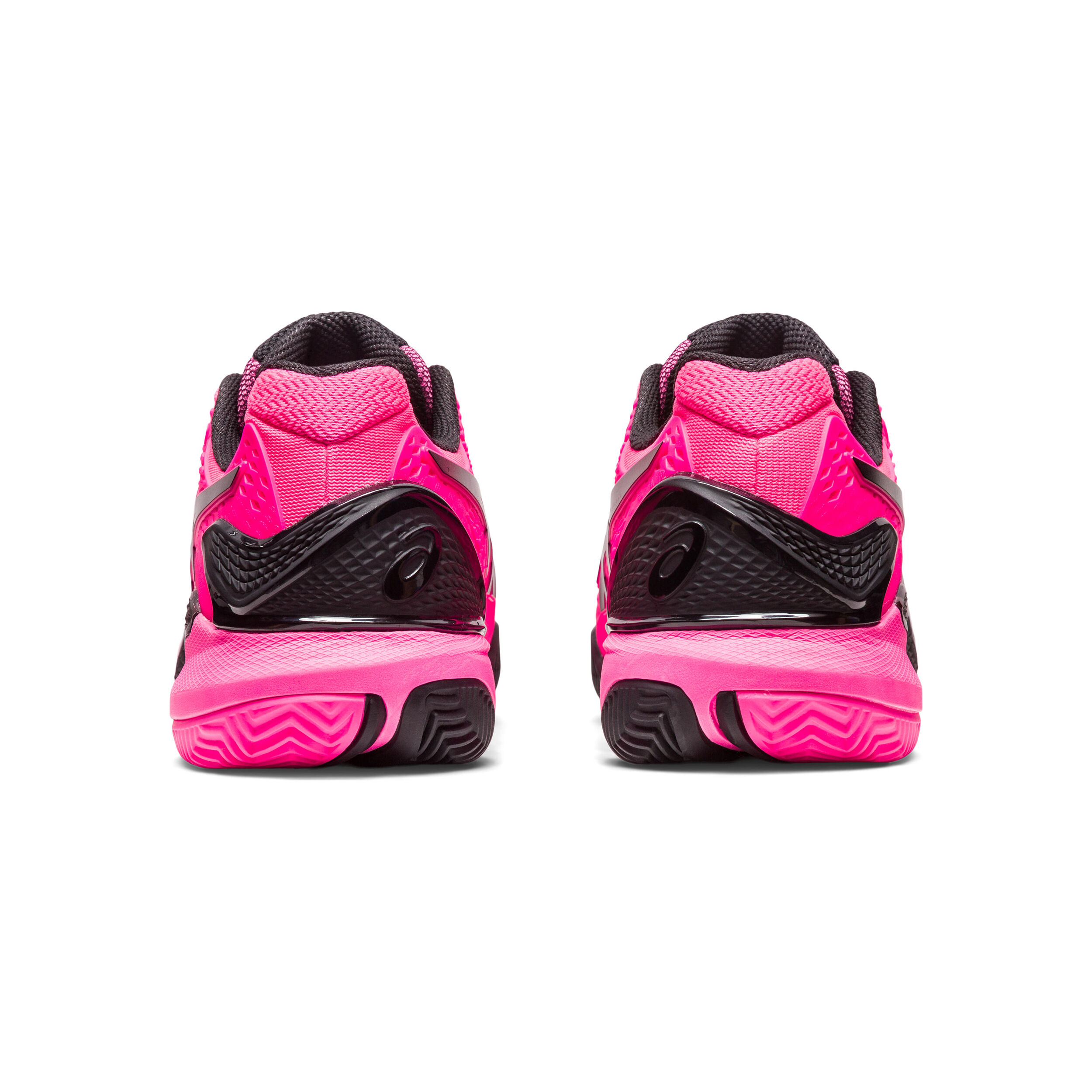 Gel Resolution 9 CLAY Scarpa Per Terra Rossa Uomini Rosa Nero