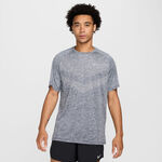 Abbigliamento Nike Nike Stride Camicia da corsa Uomini - grigio-blu, 