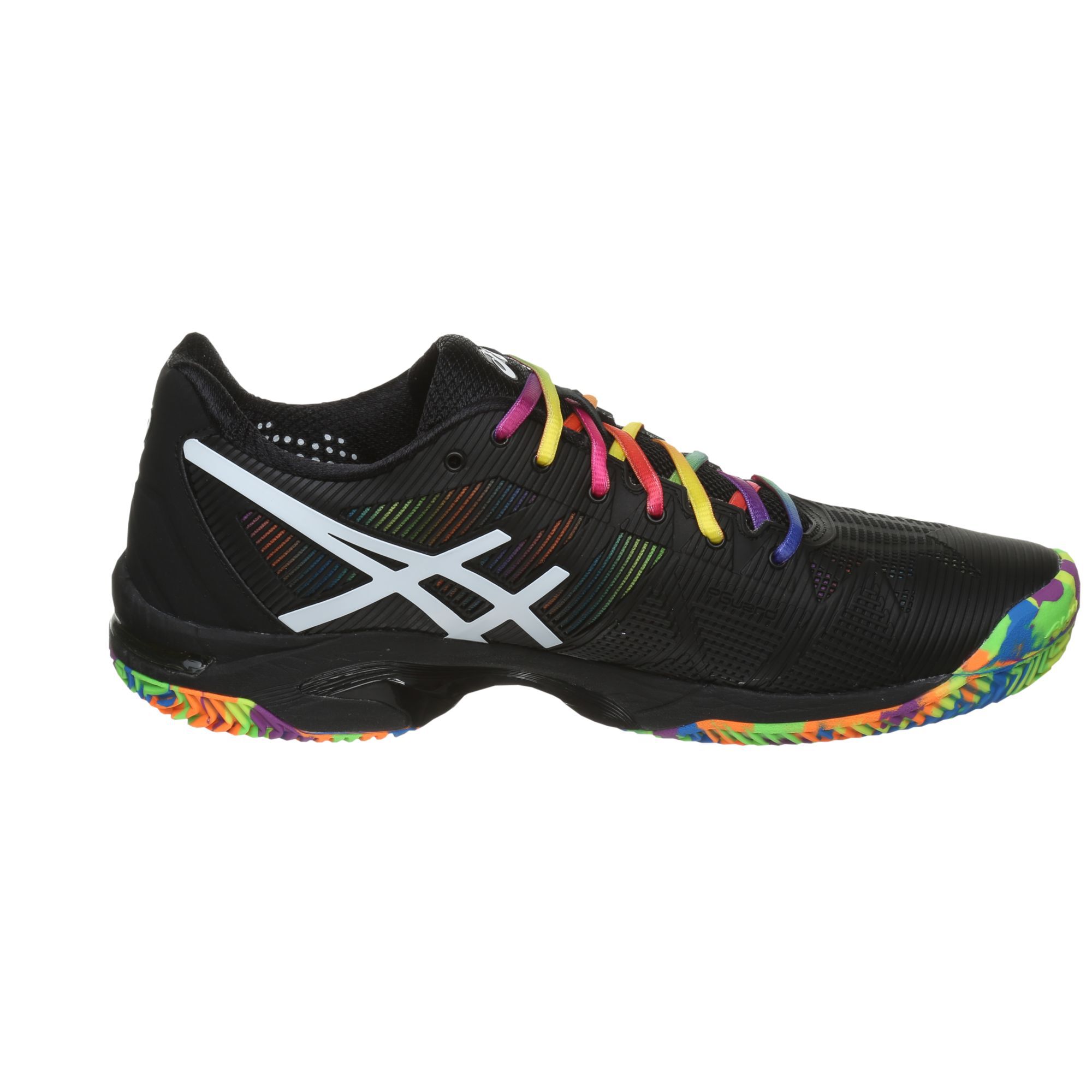 Buy ASICS Gel Solution Speed 3 Clay Scarpa Per Terra Rossa Edizione Speciale Uomini Nero Bianco online Tennis Point IT