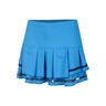 Long Pleat Tier Gonna Donna-Blu,Nero