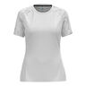Essential Print Crew Neck Camicia Da Corsa Donna-Bianco