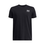 Abbigliamento Under Armour Under Armour Sportstyle Taped Maglietta Ragazzi-Nero