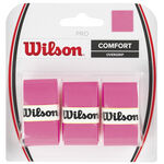 Overgrip Wilson Wilson Pro Overgrip Confezione Da 3-Rosa