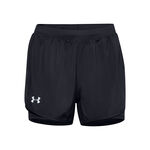 Abbigliamento Under Armour Under Armour Fly By 2.0 2in1 Pantaloncini Donna-Nero,Argento