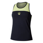 Abbigliamento Quiet Please Quiet Please Perspectives Racerback Canottiera Donna-Blu Scuro