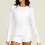 Wilson Wilson W All Day Long Sleeve Manica lunga -bianco