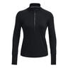 Qualifier Run Half-Zip Manica Lunga Donna-Nero
