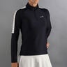Kirsch Iconic Ii Manica Lunga Donna-Nero,Oro