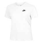 Abbigliamento Nike Nike New Sportswear Club Maglietta Donna-Bianco