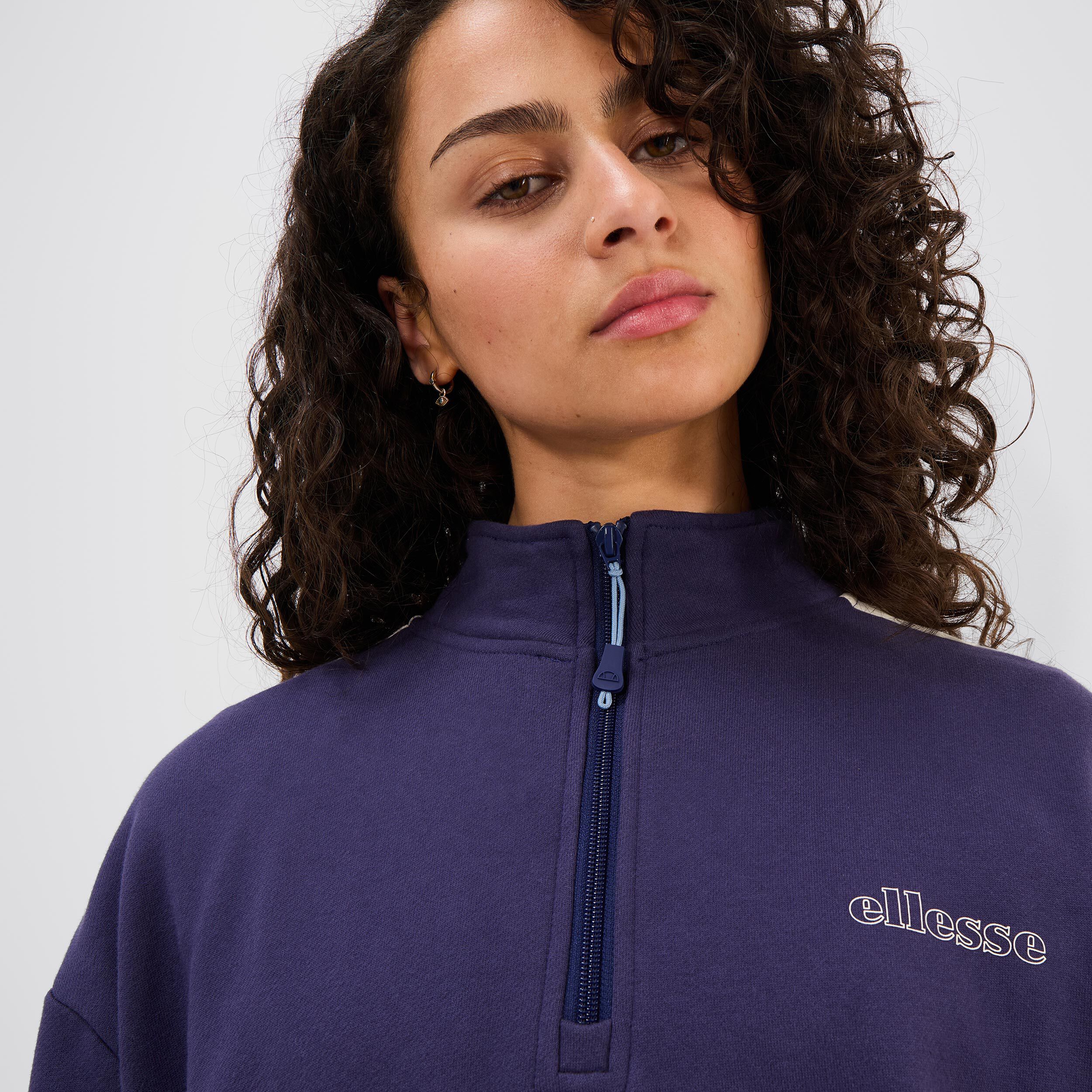 Buy Ellesse Pilton 1 2 Zip Felpa Uomini Blu Scuro online Tennis Point IT