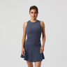 Ace Pocket Ribbed Canottiera Donna-Grigio-blu