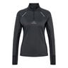 Mesa Half-Zip Top Da Corsa Donna-Nero