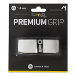 Grip Tennis-Point Tennis-Point Premium Grip Confezione Da 1-Bianco