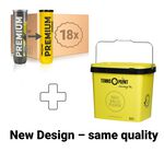 Palline Da Tennis Tennis-Point Premium Tennisball 4er 18 Dosen im Umkarton plus Balleimer eckig