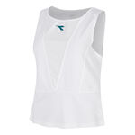 Abbigliamento da tennis Diadora Diadora Match Canottiera Donna-bianco