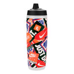 Accessori Nike Nike Nike Refuel Bottle 24oz/709 Ml Graphic Borraccia-Trasparente,Nero