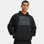 Abbigliamento Under Armour Under Armour Rival Graphic Felpa con cappuccio Uomini-nero, nero
