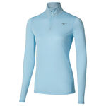 Abbigliamento Mizuno Mizuno Core Impulse Half Zip Camicia da corsa Donna-blu chiaro