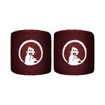 Abbigliamento da tennis Quiet Please Quiet Please Short Polsino Anti Sudore Confezione Da 2-Vino Rosso