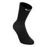 Fast Midweight Crew Calze da corsa Unisex - nero, grigio