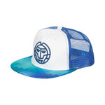 Abbigliamento da tennis BIDI BADU BIDI BADU Post Match Legend Mesh Printed Cappellino-Blu,Verde