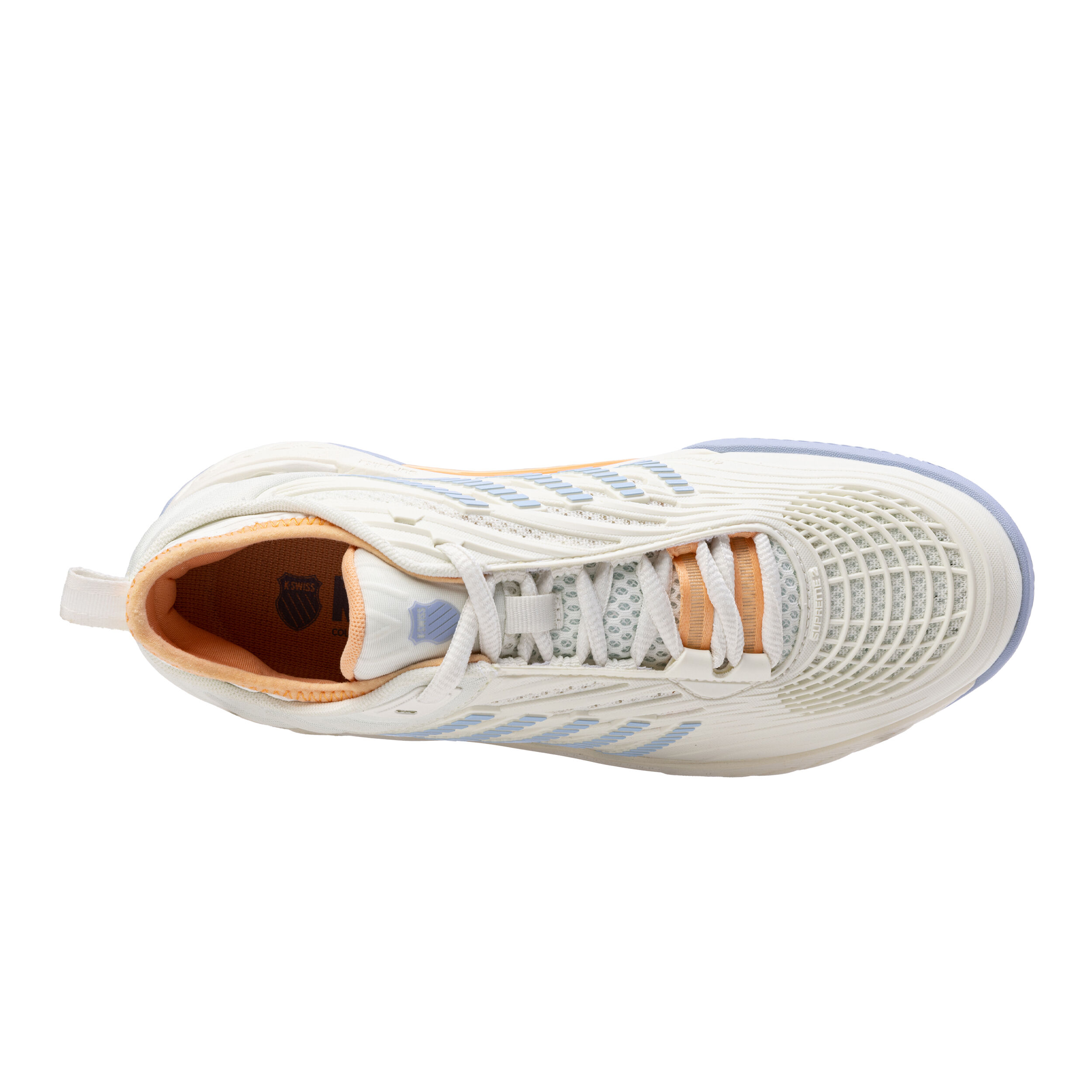 Buy K Swiss Hypercourt Supreme 2 CLAY Scarpa Per Terra Rossa Donna Bianco Albicocca online Tennis Point IT
