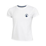 Abbigliamento da tennis Quiet Please Quiet Please Retriever Maglietta Ragazze-bianco