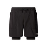 Abbigliamento The North Face The North Face Sunriser 2in1 6in Pantaloncini Da Corsa Uomini-Nero