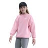Club Fleece Oversized Crew Felpa Ragazze-Rosa