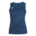 Abbigliamento da tennis Mizuno Mizuno Team Chiba Canottiera Donna-blu scuro
