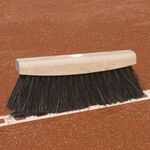 Strumenti Per Campi Da Tennis Tegra Halbrunder Linienkehrbesen aus Hartholz, Arenga (ohne Stiel)