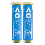 Palline da tennis Dunlop Dunlop Australian Open 2 Tubi Da 4