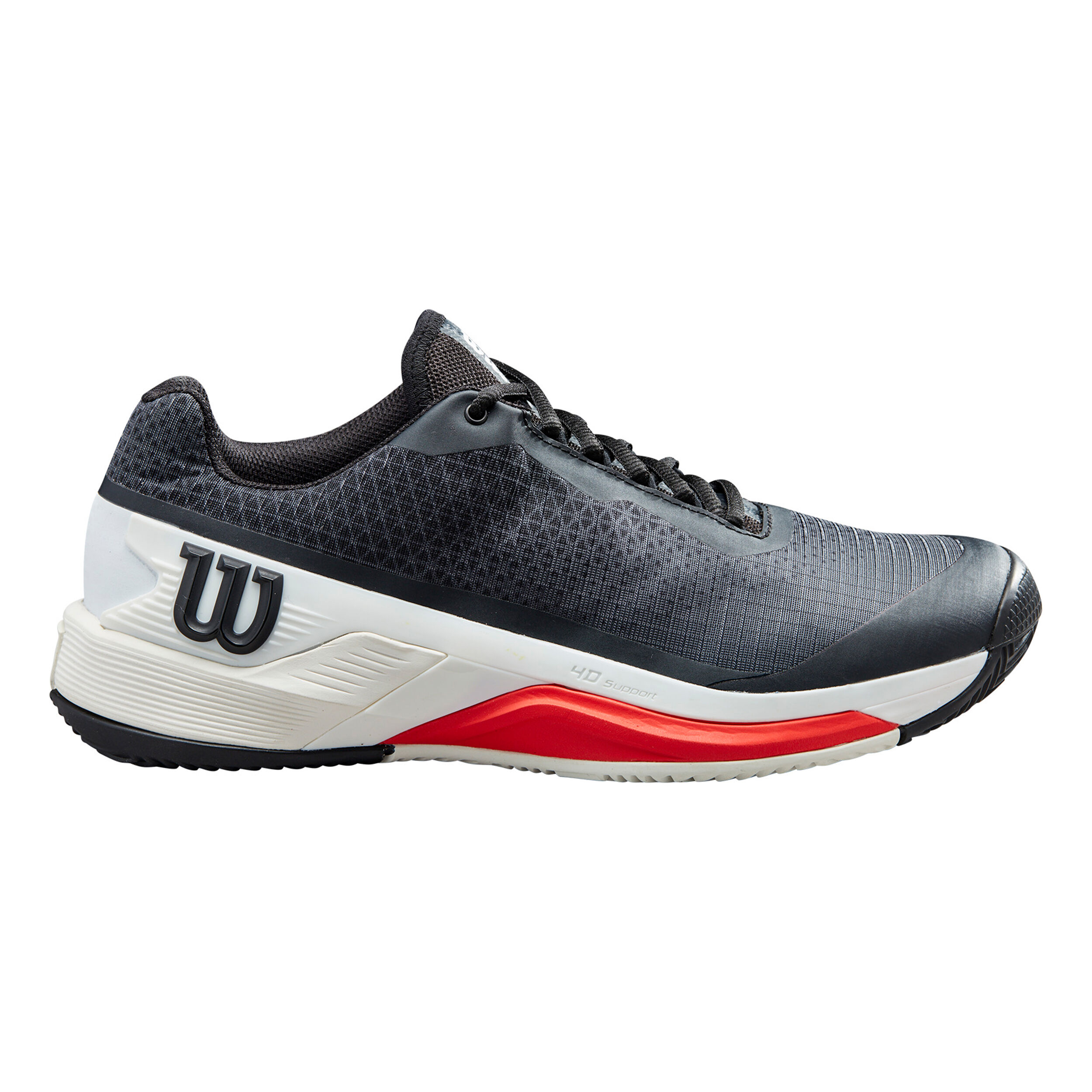 Buy Wilson Rush Pro 4.0 Scarpa Per Terra Rossa Uomini Nero Rosso online Tennis Point IT