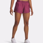 Abbigliamento Under Armour Under Armour Tech Play Up Pantaloncini Donna - berry, 