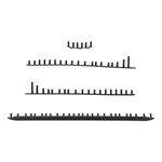 Accessori per racchette Wilson Wilson Pro Staff PRO STAFF 97L / UL V14 Set Di Occhielli-Nero