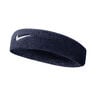 Swoosh Classic Fascia per capelli Unisex - blu scuro, bianco