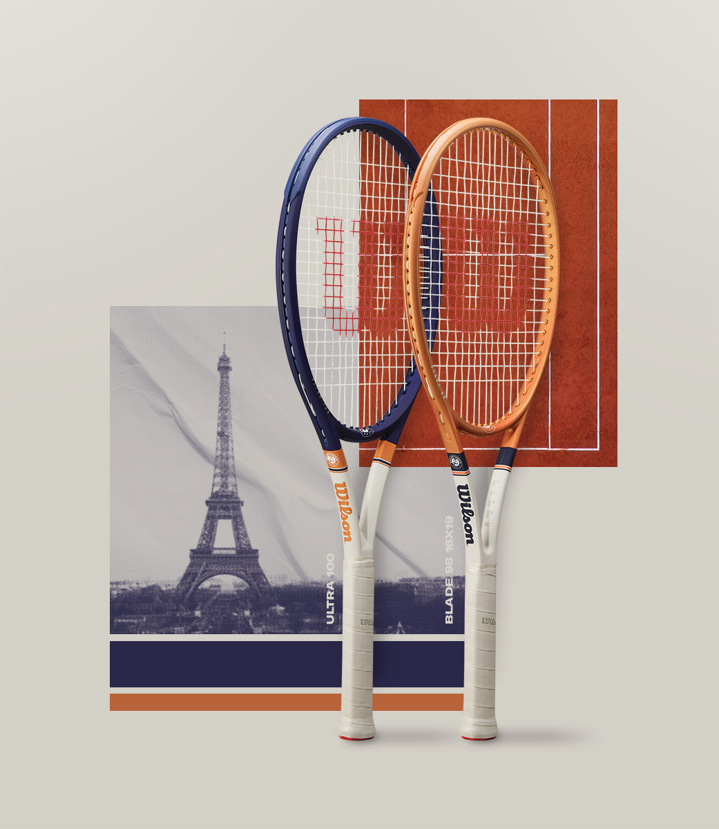 Art Wilson Racchetta da tennis Roland Garros Team 102 WR030310 Incordata 